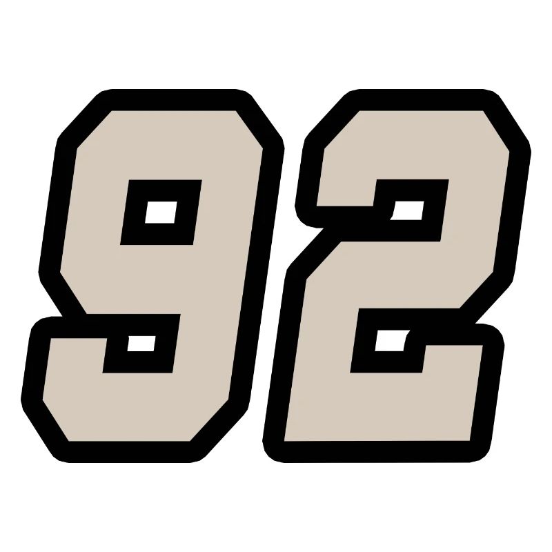 Nummer zweiundneunzig 92