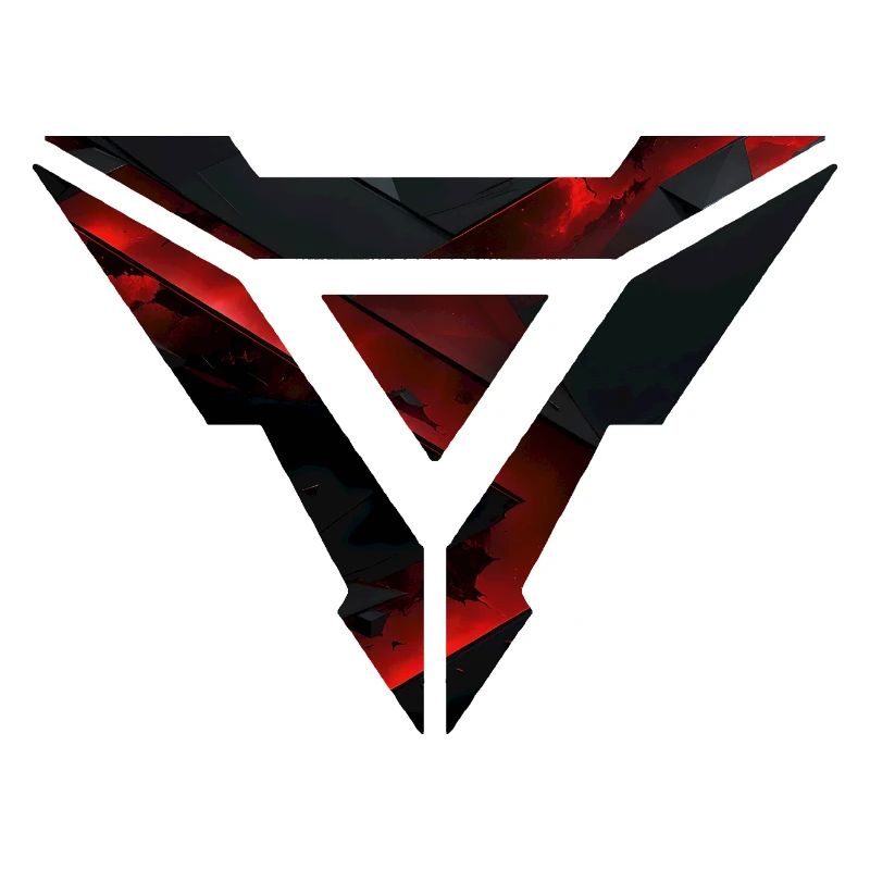 Futuristic Geometric Burst Design