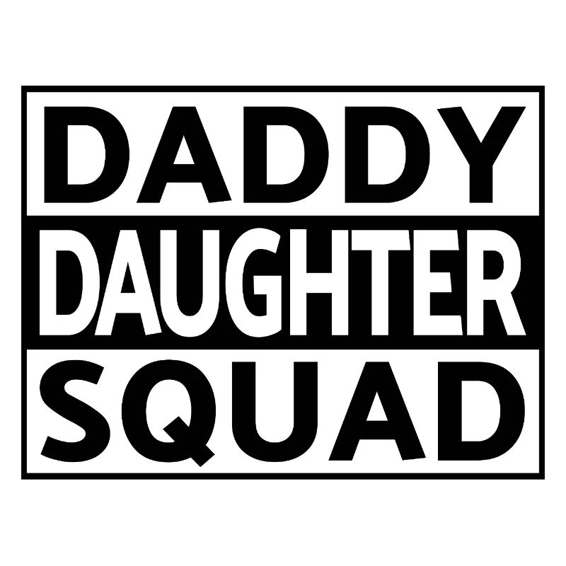 Daddy Daughter Squad Matching Vater Tochter