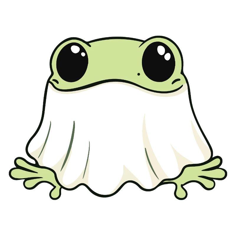 Frosch Halloween Geist