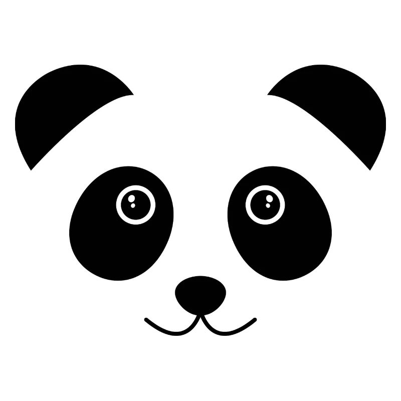 Visage de panda