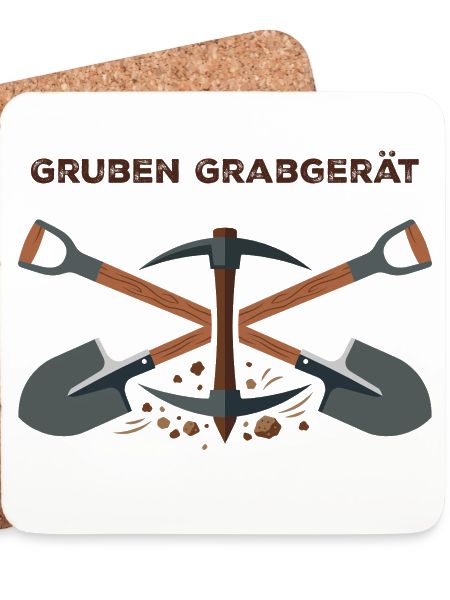 Gruben Grabgerät Bergbau Emblem