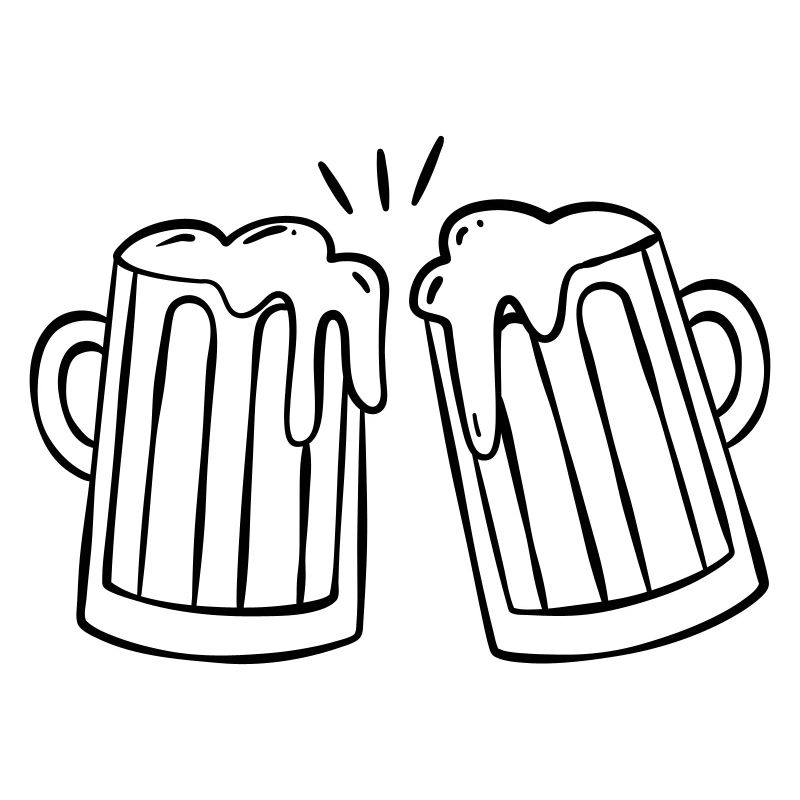 Bierhumpen - anstossen