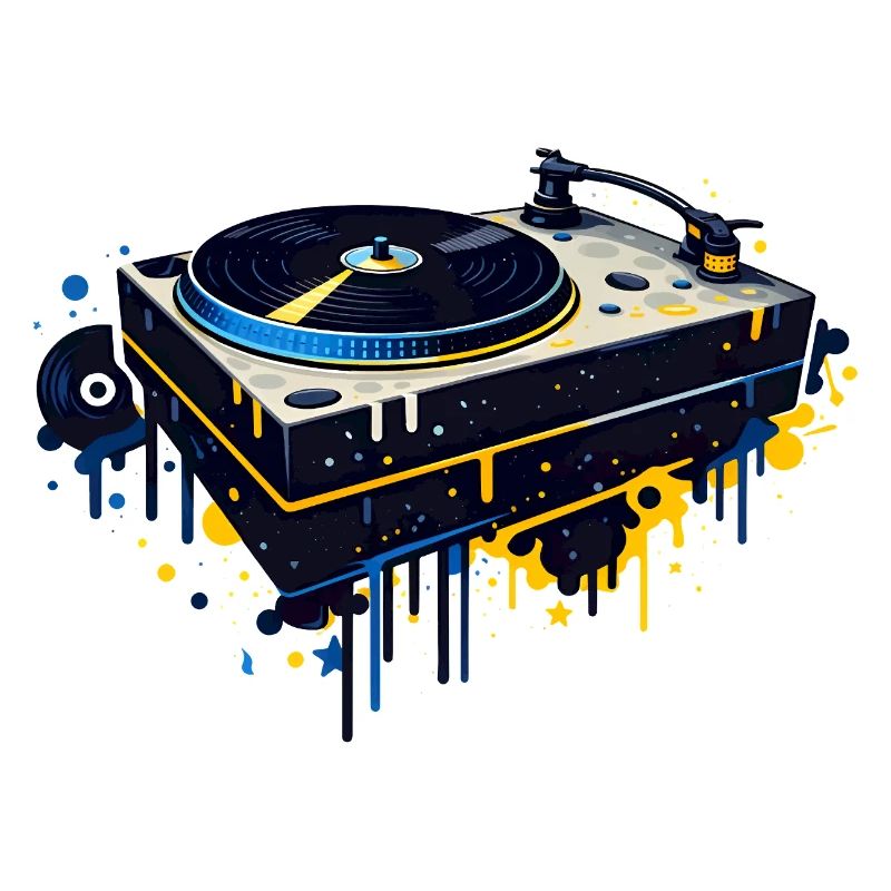 Graffiti Turntable Design