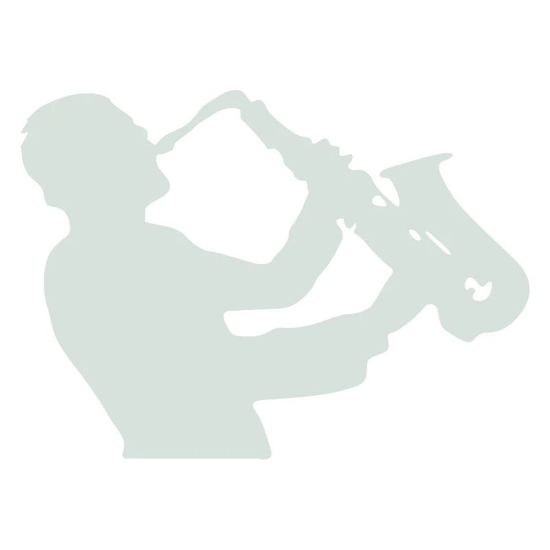 Jazz-Saxophon Silhouette