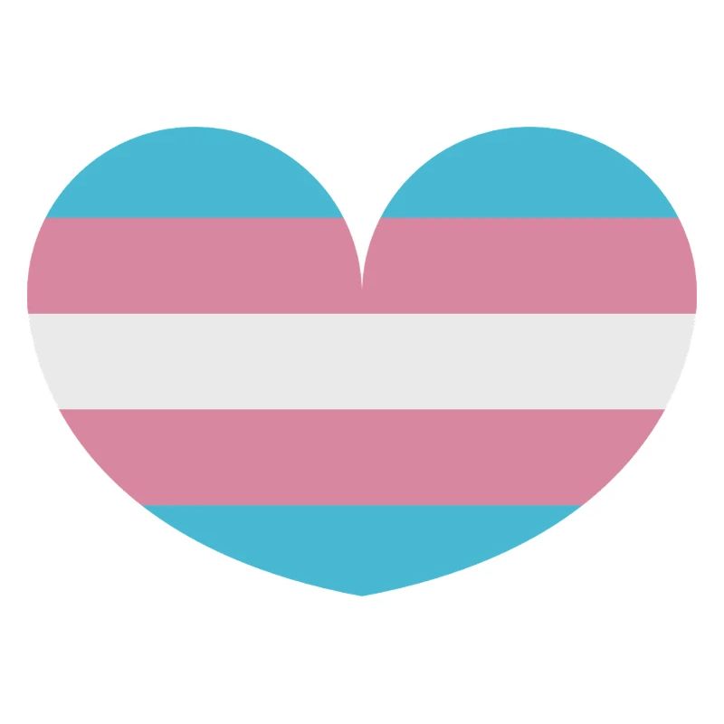 Drapeau trans heart