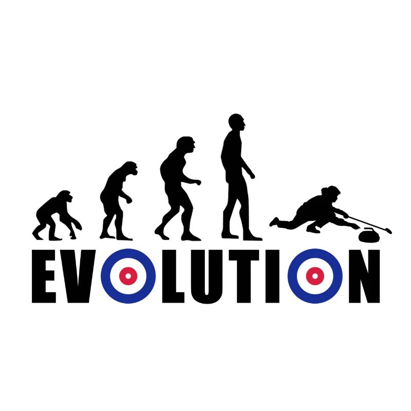 EVOLUTION CURLING Eisstockschießen Geschenk Winter