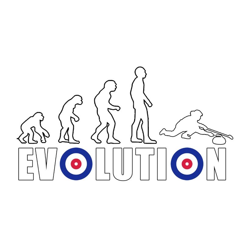 EVOLUTION CURLING Eisstockschießen Geschenk Winter