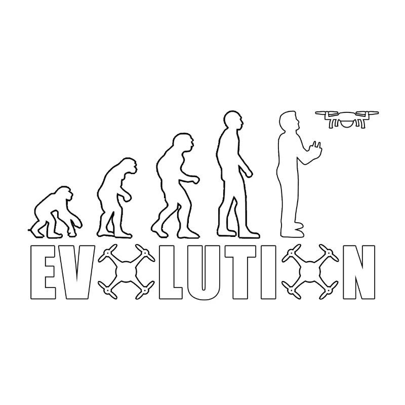 EVOLUTION DROHNE Geschenk Bodenpilot Fliegen