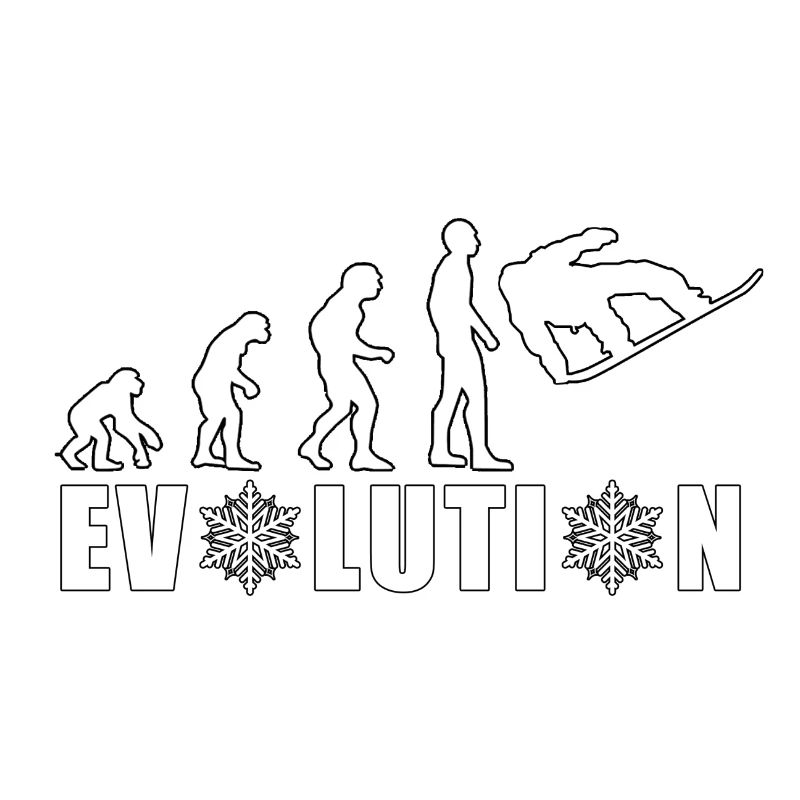 EVOLUTION SNOWBOARD Schnee Winter Geschenk
