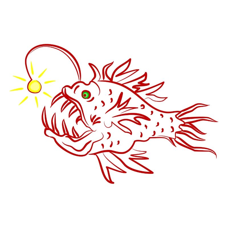 Ein Laternen Fisch