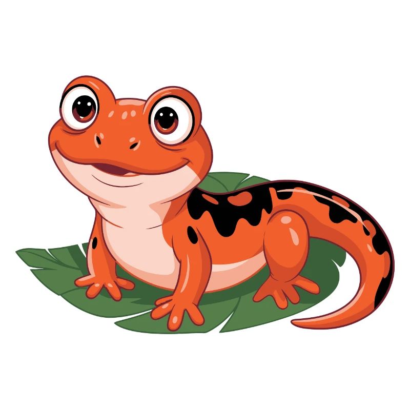 Feuriger Blattsalamander