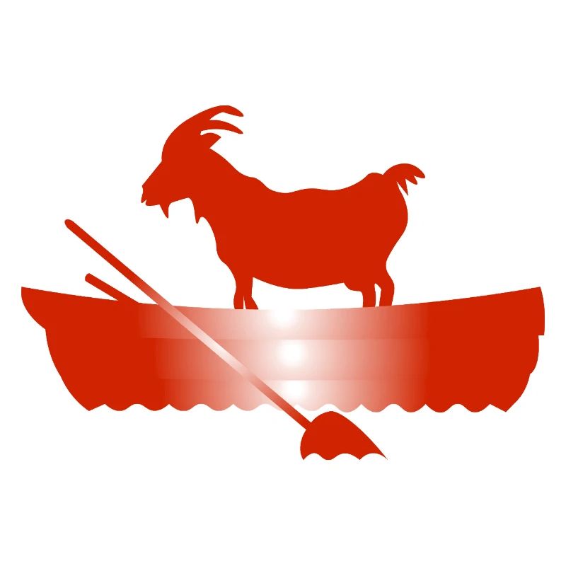 G.O.A.T. Ziege im Boot