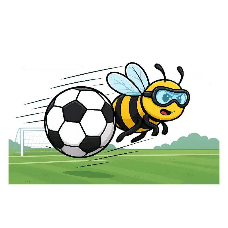 Fußball Bienenfliege