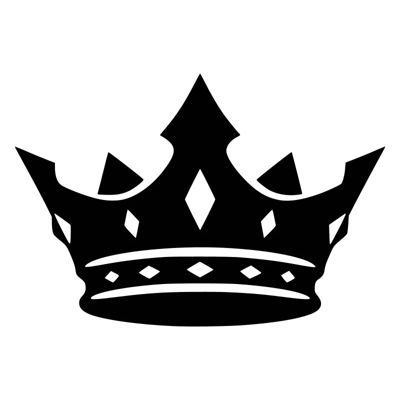 Crown Silhouette Black Cool Vector