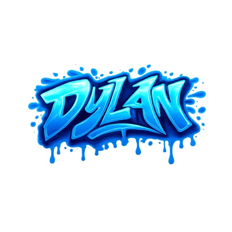 GRAFFITI NAME DYLAN  FOR  PERFECT GIFT PRINTABLE 