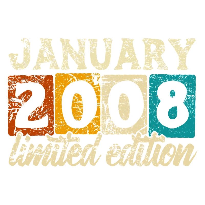 Édition limitée cadeau d’anniversaire de janvier 2008