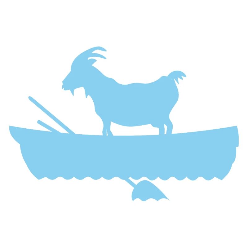 G.O.A.T. Ziege im Boot