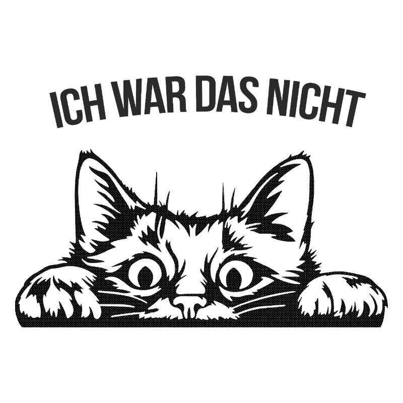 Ich war das nicht – schelmische Katze