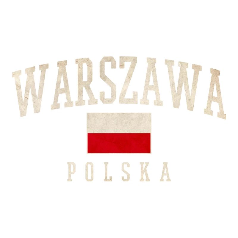 Varsovie Pologne Drapeau Style
