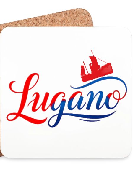 Lugano Stadtblick Neon Design