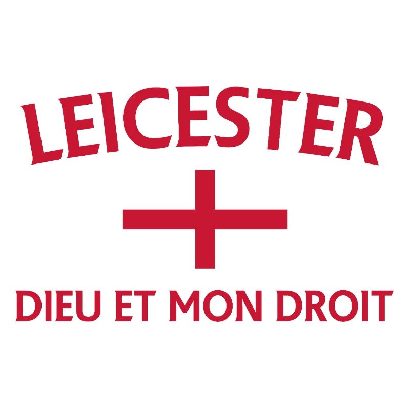 Leicester Angleterre Drapeau et devise