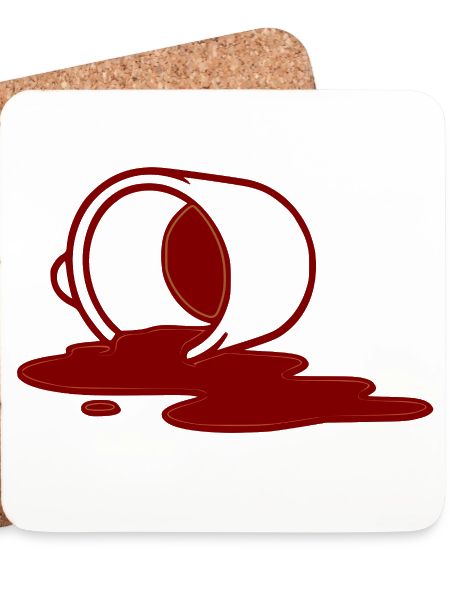 Kaffee Becher Umkippen