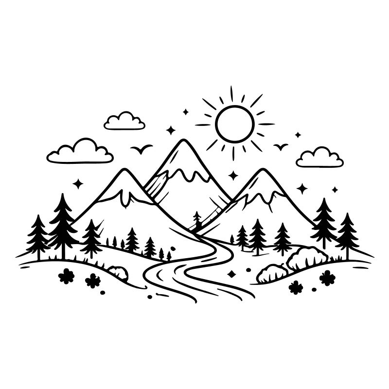 Berge Landschaft Natur