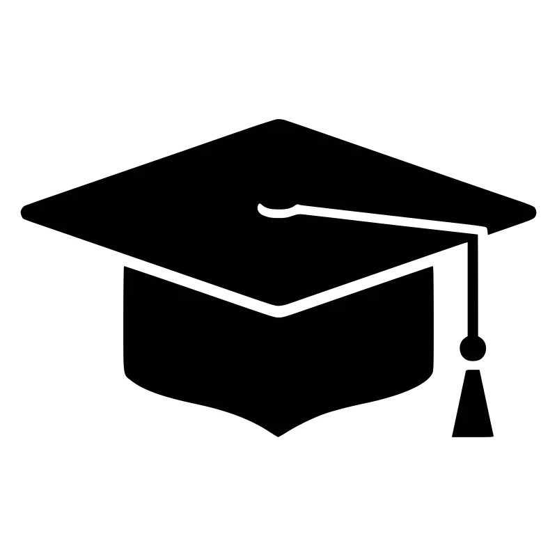 PhD Hat Graduation Icon