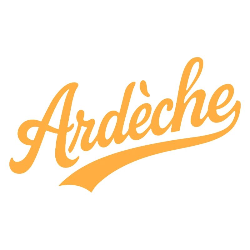 Ardèche Schriftzug