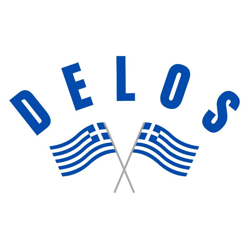 Drapeaux grecs de Delos Traversé