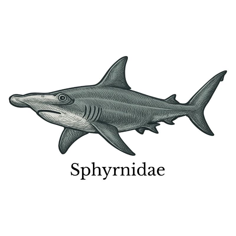 Sphyrnidae Hammerhai Design