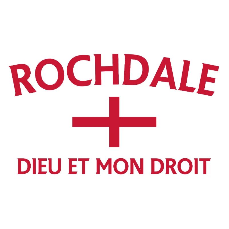 Devise du drapeau anglais de Rochdale