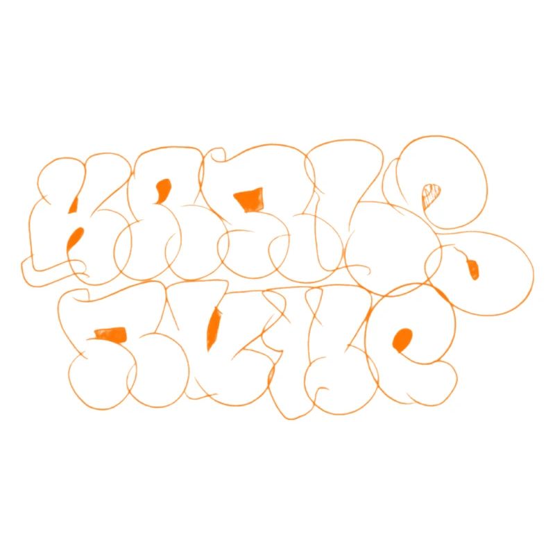 Graffiti de bulle à la Karlsruhe
