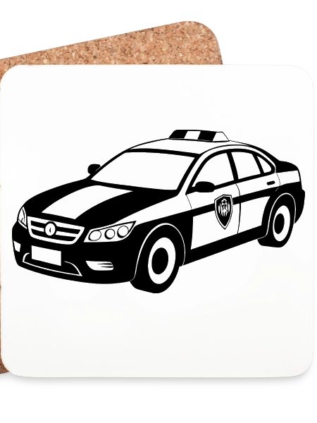 Polizei-Muscle-Car-Notfall