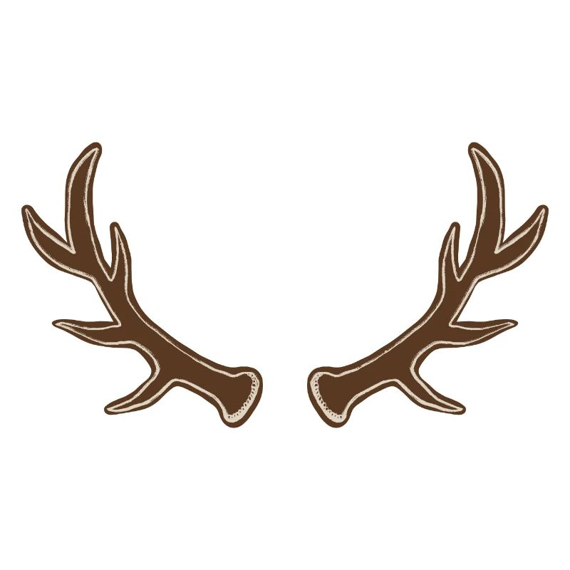 Rustic Antler Silhouette
