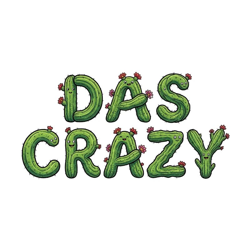 DAS CRAZY Kaktus Meme Spruch