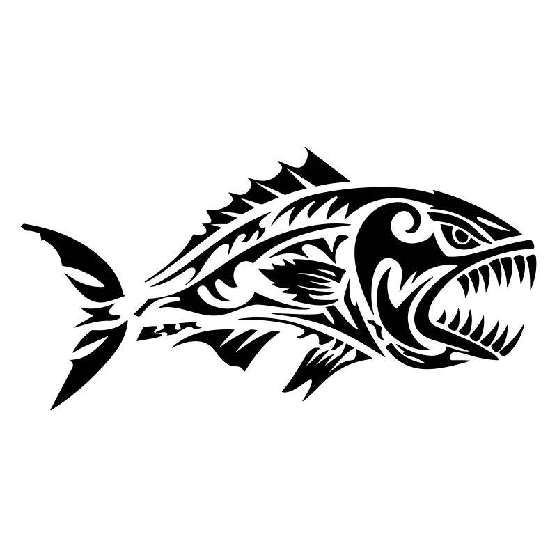 Fisch Tribal Piranha