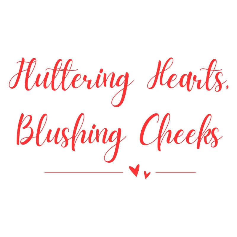 Fluttering Hearts Blushing Cheeks