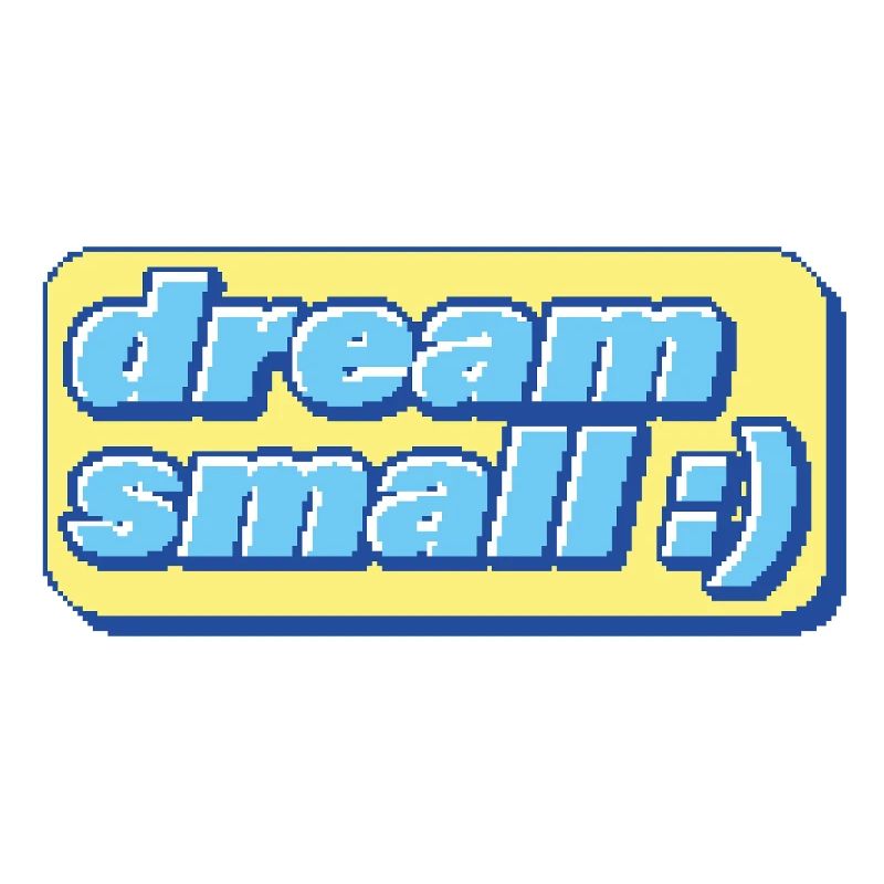Retro Pixel Dream – Ironic motivation