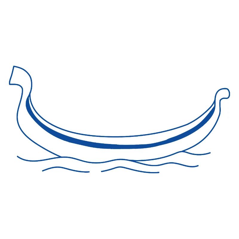 Typische venedische Gondel