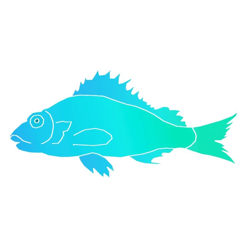 Fisch mit Zackenflosse