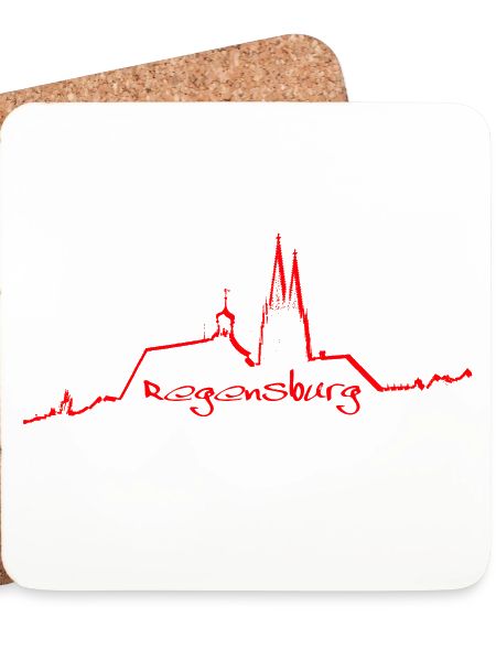 Regensburg skyline red
