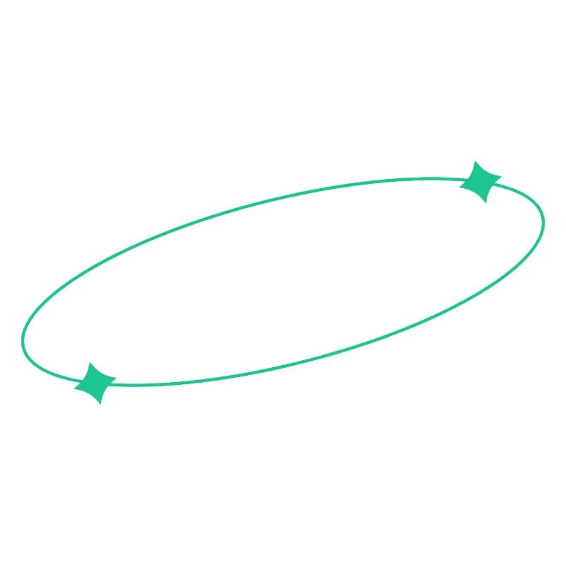 Elliptischer Sternenring