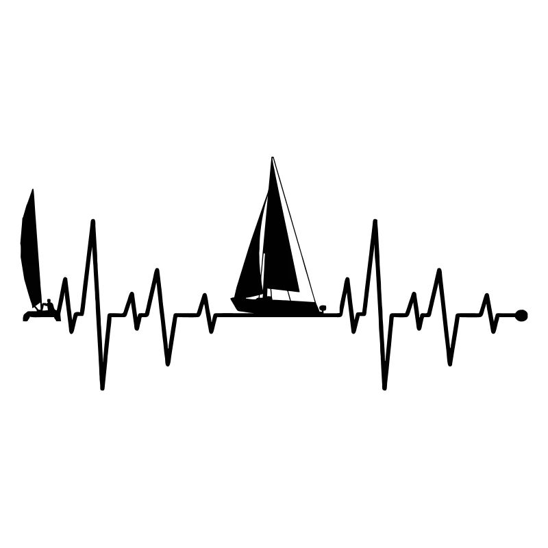 Segelboot Herzschlag
