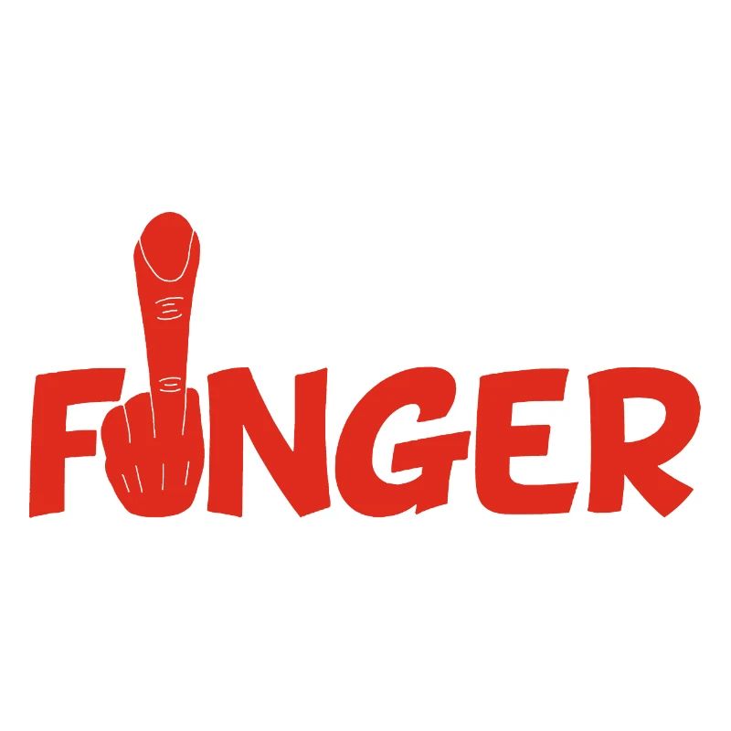 Der Finger (rot)