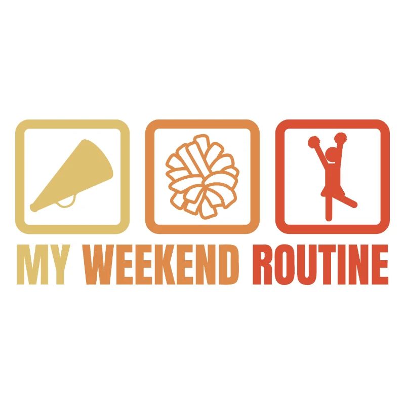 Cheerleaderin Wochenendroutine