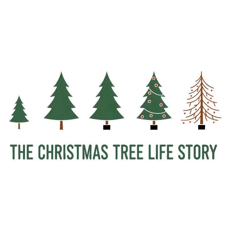 Évolution de l’arbre de Noël - Conception amusante de Noël