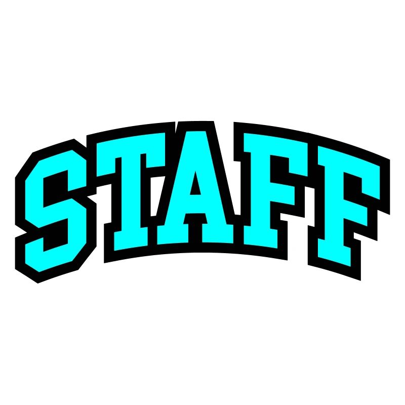 Staff Schriftzug
