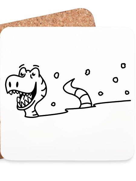 Dinosaurier im Schnee